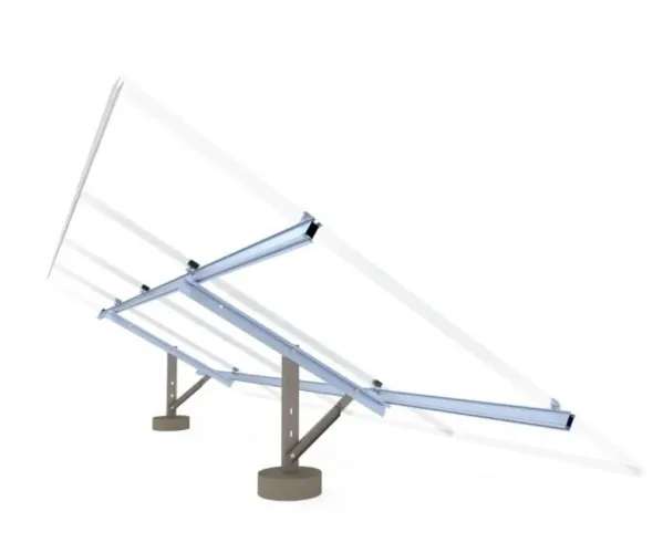 Estrutura de Solo para Energia Solar Galvanizada Nova - Sobrante de Obra