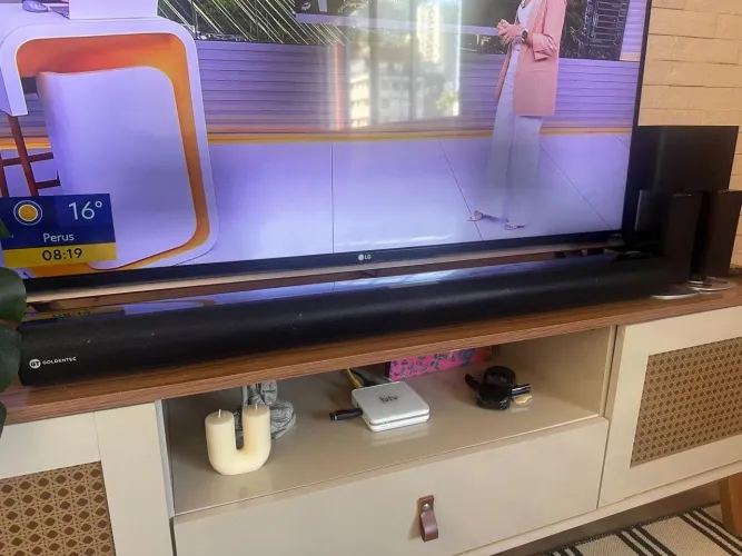 Soundbar Goldentec 280W RMS 5.1 + Subwoofer