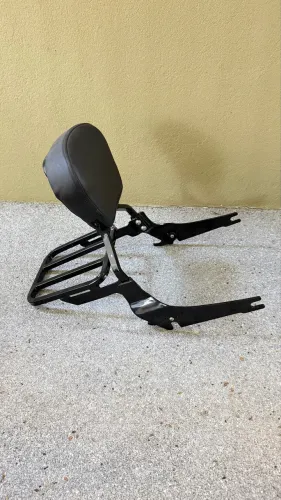 Sissy Bar Destacavel Preto Fosco Rasante Fat Bob 2018 - 2022 