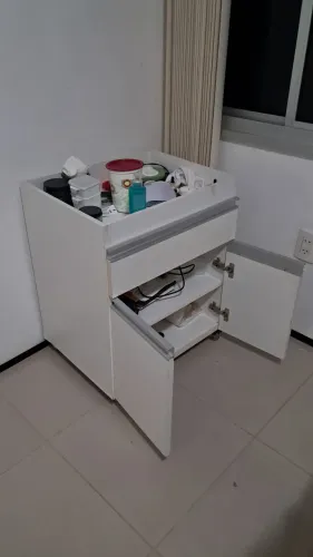 Armario multiuso com rodinhas
