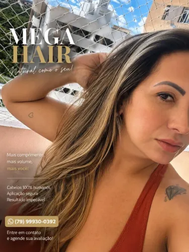 Mega Hair Cabelo Humano do Sul- 40 cm | Aprox. 90 g