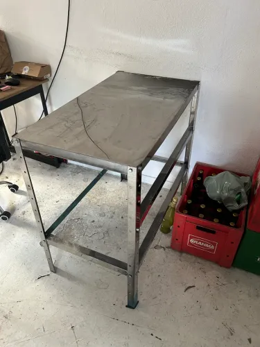 BANCADA INOX - 90 x 51 x 85 cm