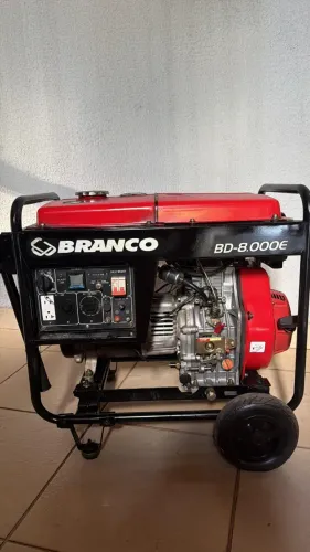 GERADOR BRANCO DIESEL BD 8000E