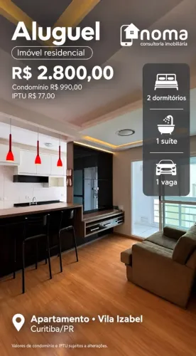 APARTAMENTO VILA IZABEL - LOCAÇÃO