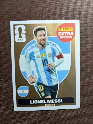 Figurinha OURO Messi copa 2026