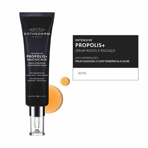 intensive propolis + salicylic acid, SOS imperfections, points noirs, pores dilates