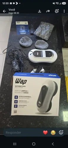 Robô Limpeza e Polidor de Vidros Wap 650,00 *