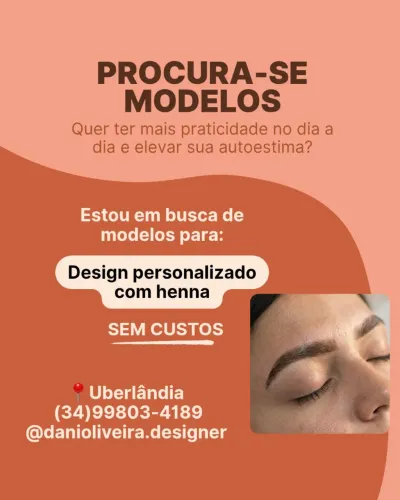 Modelo Design de sobrancelhas