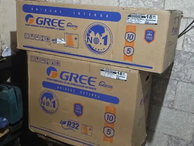 AR CONDICIONADO INVERTER GREE 18000 BTUS COM NOTA E GARANTIA