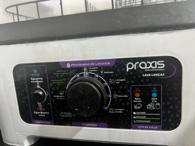 Lava-louças Praxis de bancada - 8 programas
