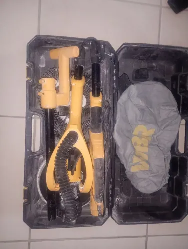 Vendo lixadeira rolo de pintura rolo de textura extensor 12 m ele tá cheio de lixa