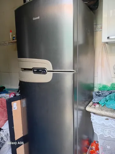 Geladeira 386 L inox consul