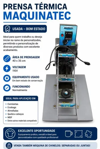 Prensa Térmica Maquinatec