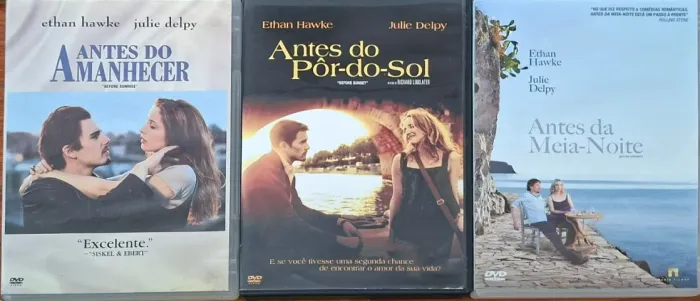 DVD - Trilogia Antes do Amanhecer / Antes do Pôr do Sol / Antes da Meia Noite