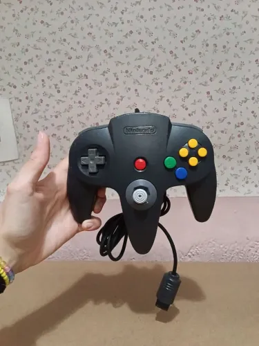 Vendo Controle Nintendo 64 Preto Semi novo 