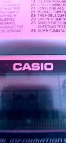 Teclado Casio com pedestal e pedal 