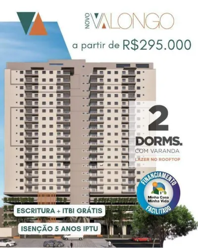 Apartamento à venda, 2 quartos no bairro Centro em Santos