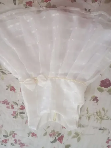 Vestidinho branco de lacinho