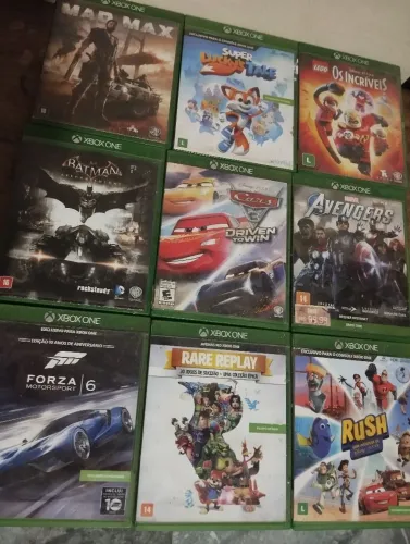 Jogos Xbox One mídia física