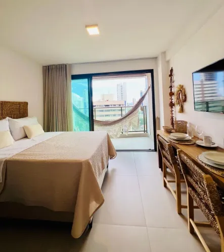 FLAT 27M² NO MEIRELES - MOBILIADO