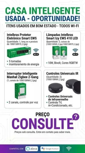 Kit Casa Inteligente - Produtos Usados