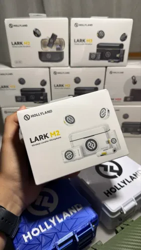 Microfone Hollyland Lark M2 Combo Branco