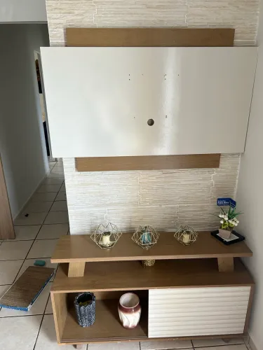 Painel de TV e rack