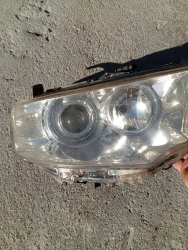 Farol Pajero Dakar 09 A 13 Triton 12 A 16 Cromado Foco Duplo