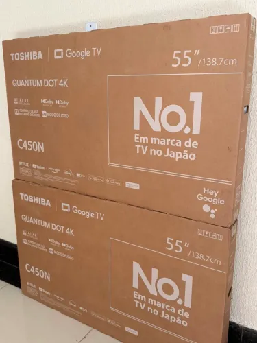 *SMART TV TOSHIBA 55? C450N QLED - R$ 2400,00*?