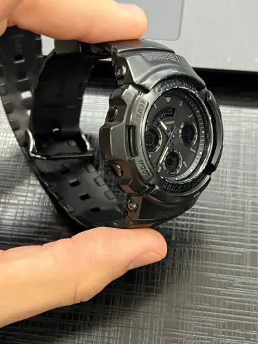 Relógio Casio G-Shock AW-591BB-1A Original - Preto Fosco