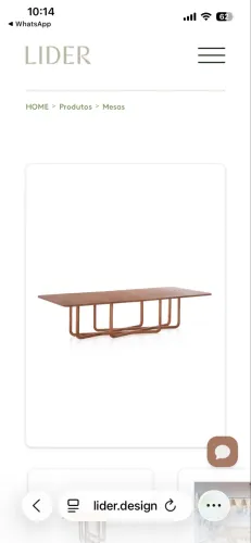 Mesa Renda 6 lugares - Líder Interiores