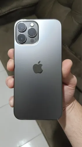 iPhone 13 Pro Max 256gb cor chumbo