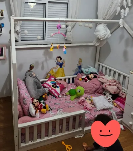 Cama casinha solteiro montessoriana