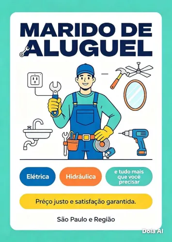 Marido de Aluguel Reparo Montagem Pintura