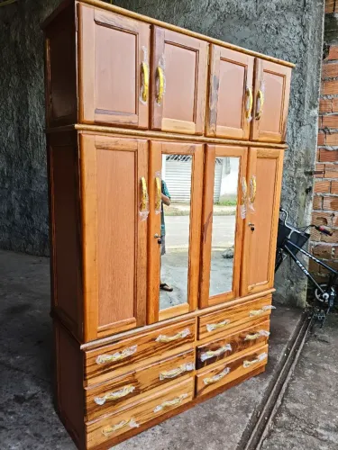 Guarda roupa de casal 4 portas novo frete grátis.
