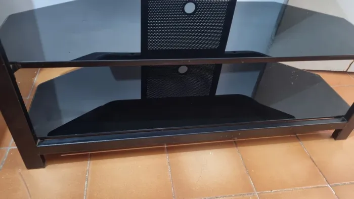Rack aparador de ferro/vidro