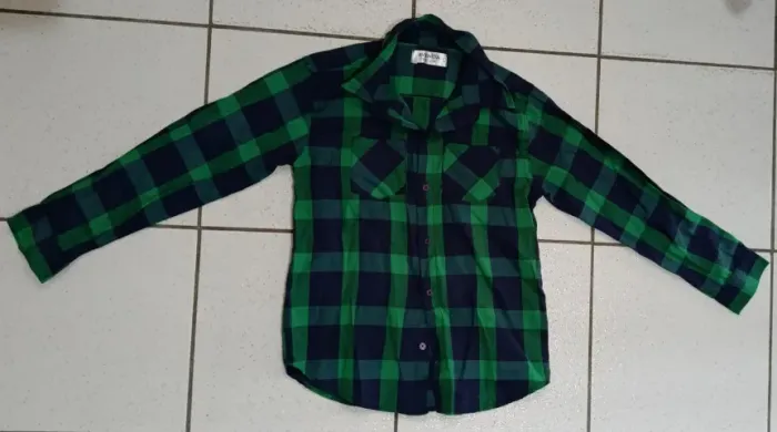 blusa xadrez