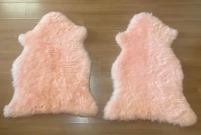 kit 2 pelegos rosa claro 0,70x1,00m oi2-94