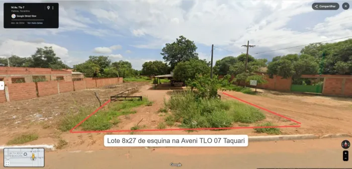 Lote/Edícula Esq. Comercial Taquari Av TLO 07