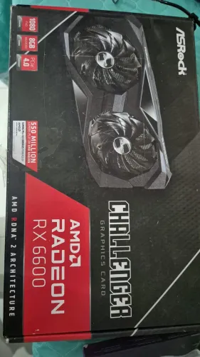 Placa video rx 6600 asrock 8gb