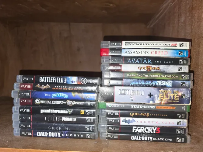 Lote 20 Jogos PS3 / Xbox One com Majin and the Forsaken Kingdom + Raros