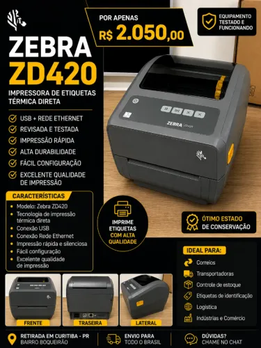 Impressora Zebra ZD420