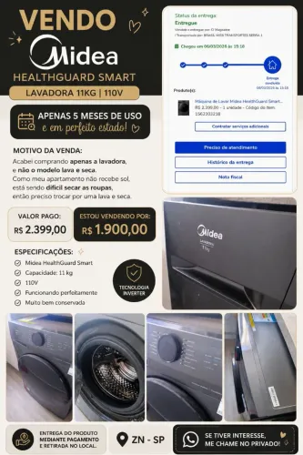 Lavadora de roupas