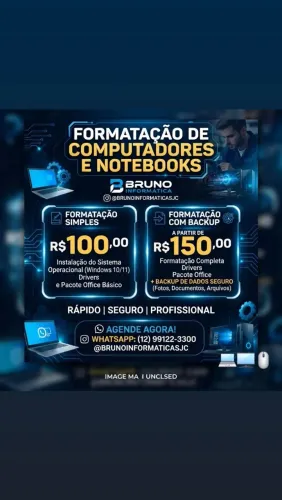 Formato seu Computador, HDD/SSD , Notebook