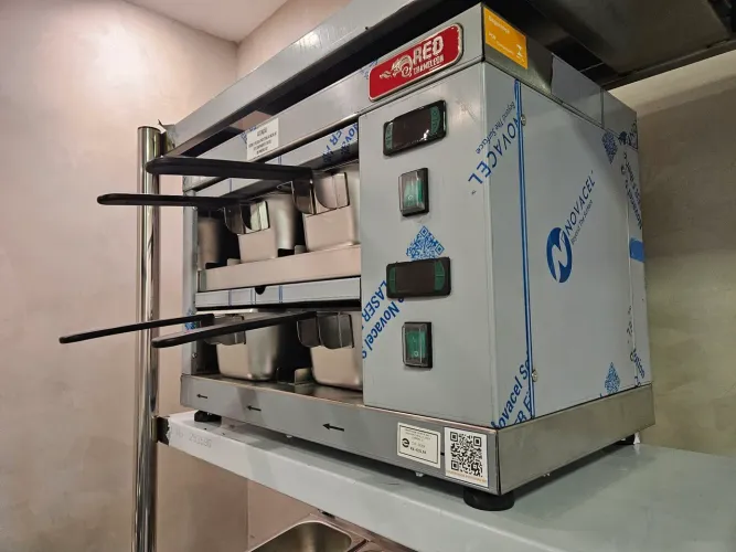 conservador de proteínas inox 4 cubas - novo