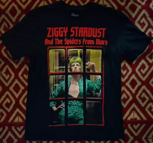camisetas david bowie , ronnie james dio, slash, CBGB, gans n roses, STP, Ziggy stardust