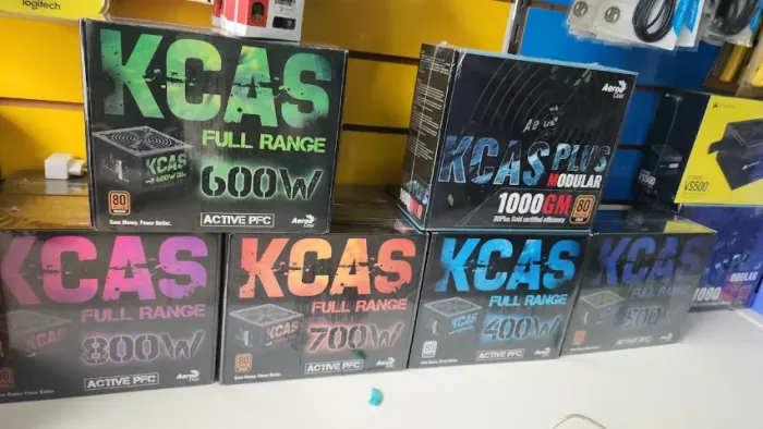 Fonte Aerocool KCAS 400W 500W 600W 700W 1000W 80 Plus - Nova com Garantia