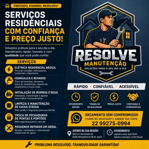 ResoveRJ - Manutenção residencial