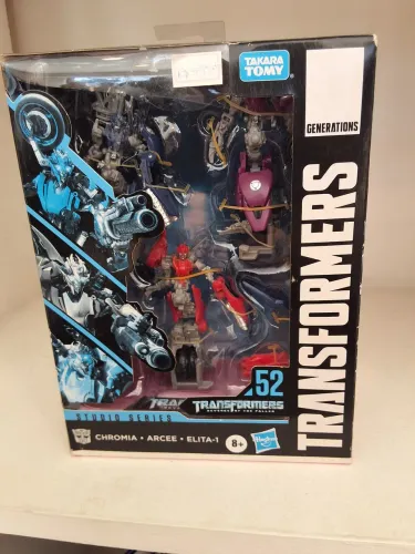 Transformers Studio series 52 elita chromia arcee lacrado
