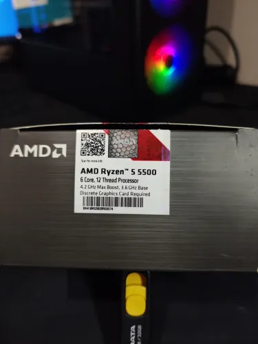 Ryzen 5 5500 novo nunca usado